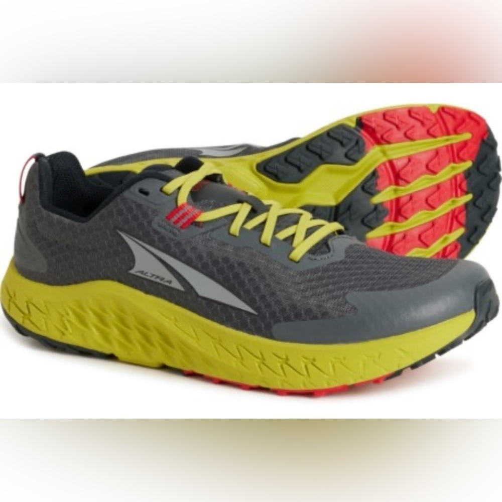Altra Men's Gray and green Running Shoes